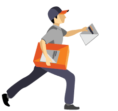 receive or dispatch of courier